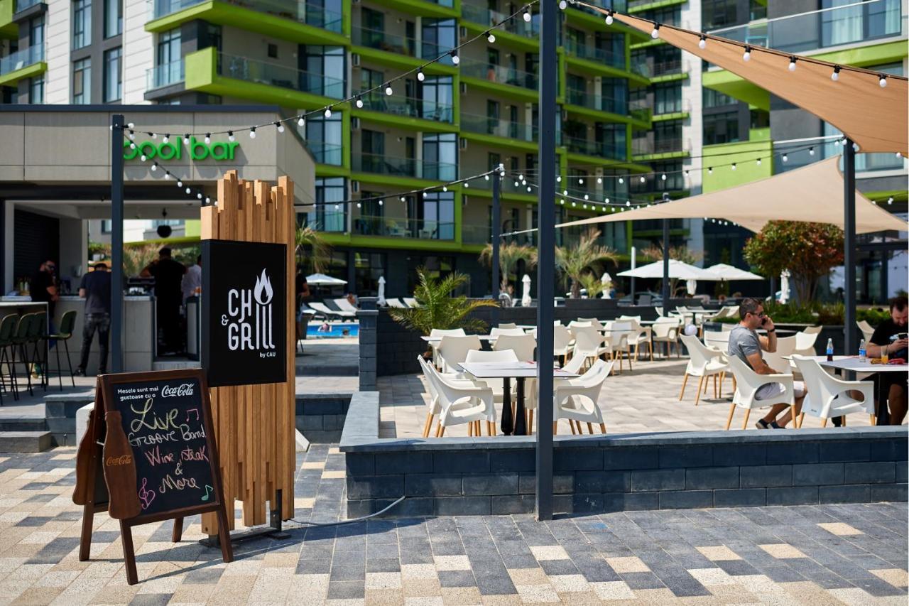 Panoramic Aparthotel Pool & Spa Mamaia Nord Năvodari Exterior foto